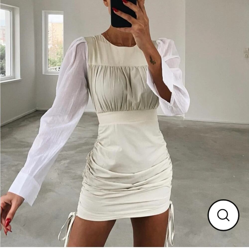 Coastal cowgirl Piral cream mini dress - Picture 11 of 11